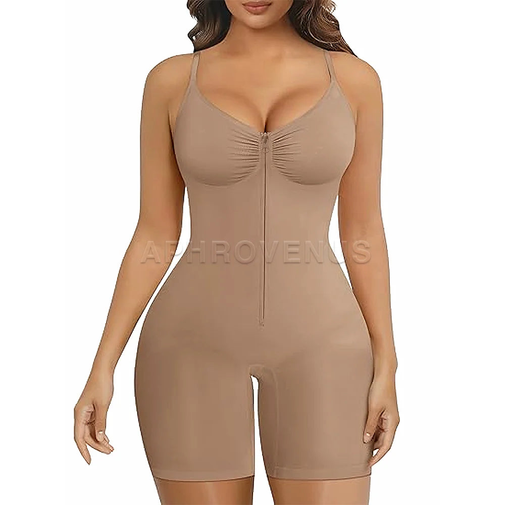 Fajas Colombianas Women Tummy Control Bodysuit Shapewear High Waisted Butt Lift Tights with Adjustable Straps & Breathable Mesh