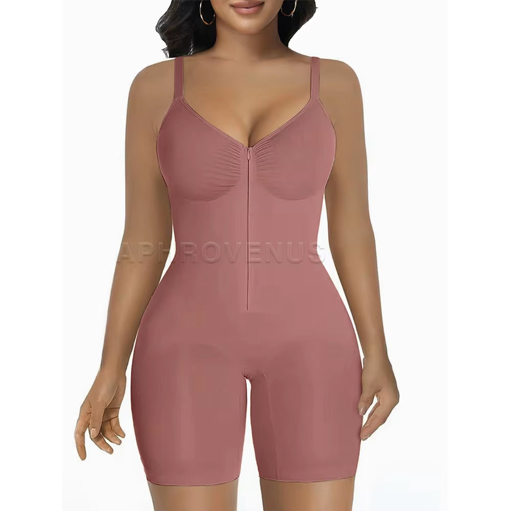 Fajas Colombianas Women Tummy Control Bodysuit Shapewear High Waisted Butt Lift Tights with Adjustable Straps & Breathable Mesh